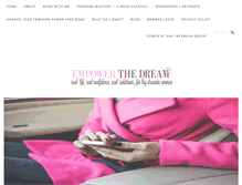 Tablet Screenshot of empowerthedream.com